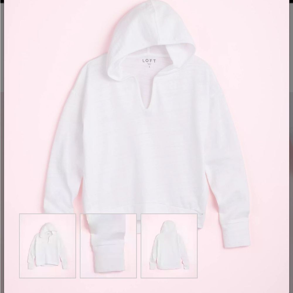 Loft oversized high/low beachy hoodie.